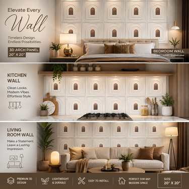 Nidhi Decor Archi White Copper Wall Panel Close-Up – Elegant Copper PVC Pattern India