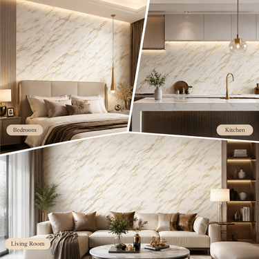 Non Self Adhesive Yellow Shade Abstract 58 SQFT Wallpaper