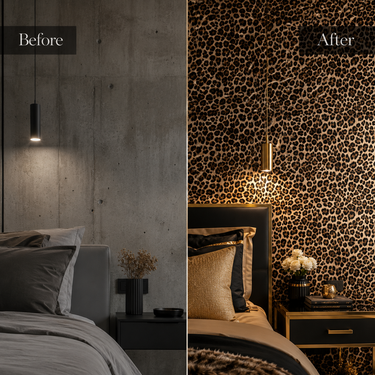 Non Self Adhesive Cheetah Pride 58 SQFT Wallpaper