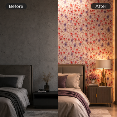 Self Adhesive PVC Foam Wall Sheet 2x2 ft (ND-174) | 2mm Damp-Proof Wall Decor