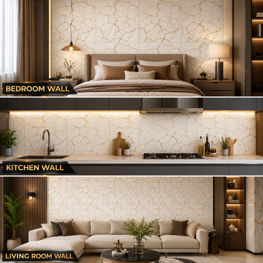 Self Adhesive PVC Foam Wall Sheet 2x2 ft (ND-153) | 2mm Damp-Proof Wall Decor