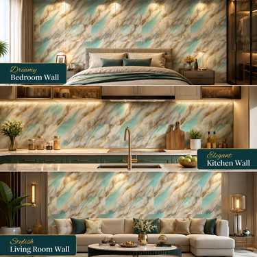 Self Adhesive PVC Foam Wall Sheet 2x2 ft (ND-104) | 2mm Damp-Proof Wall Decor