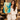 Luxury Aqua, Ivory & Gold Crystal Feather Wall Art Frame – Premium 3D Rhinestone Feather Decorative Panel