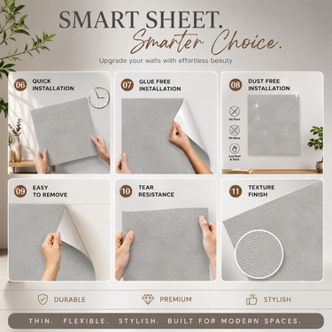 Lunar Ripples Soft Ceramic Foam Wall Sheet – 2×2 ft