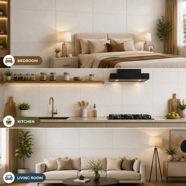 Ivory Haven Soft Ceramic Foam Wall Sheet – 2×2 ft