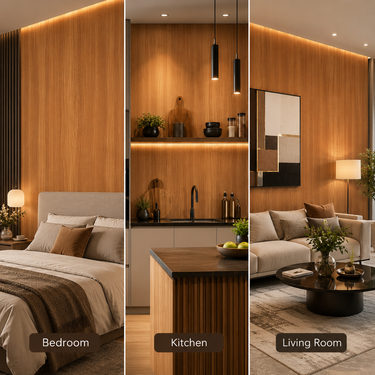 Self Adhesive Wooden Texture Wallpaper 10 meter
