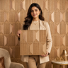 Nidhi Decor Non Self Adhesive Beech Wood 3D Acrylic-Coated PVC Wall Panel 1.5x1.5 Ft – Premium 5-Year Mumbai