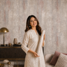 Nidhi Decor Pink Abstract Non-Adhesive Wallpaper 50 Sq.Ft | Modern Feminine Wall Decor Mumbai | CMC Adhesive