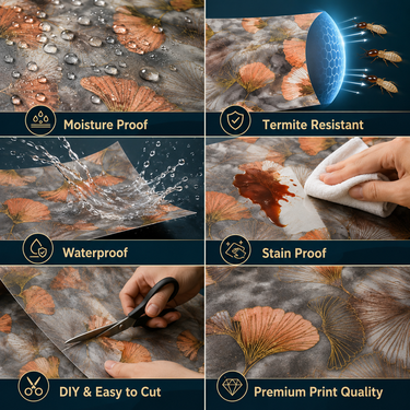 Self Adhesive PVC Foam Wall Sheet 2x2 ft (ND-181) | 2mm Damp-Proof Wall Decor