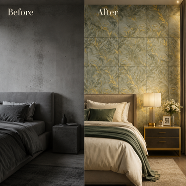 Self Adhesive PVC Foam Wall Sheet 2x2 ft (ND-178) | 2mm Damp-Proof Wall Decor