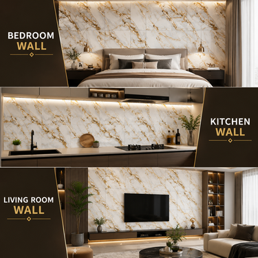 Self Adhesive PVC Foam Wall Sheet 2x2 ft (ND-125) | 2mm Damp-Proof Wall Decor