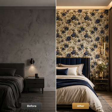 Self Adhesive PVC Foam Wall Sheet 2x2 ft (ND-175) | 2mm Damp-Proof Wall Decor