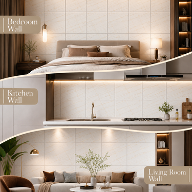 Self Adhesive PVC Foam Wall Sheet 2x2 ft (ND-090) | 2mm Damp-Proof Wall Decor