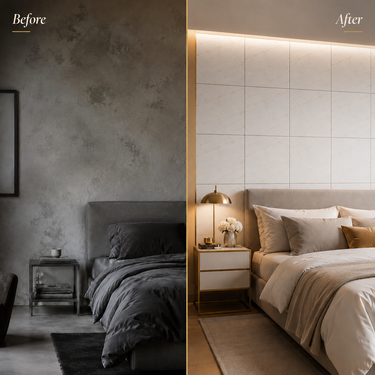 Self Adhesive PVC Foam Wall Sheet 2x2 ft (ND-090) | 2mm Damp-Proof Wall Decor