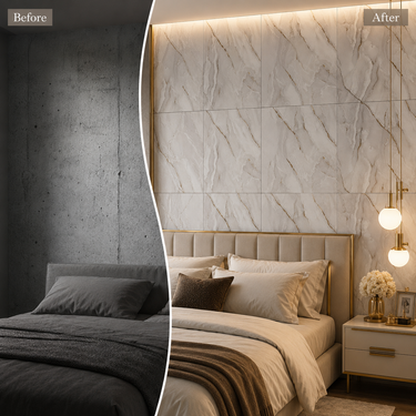 Self Adhesive PVC Foam Wall Sheet 2x2 ft (ND-101) | 2mm Damp-Proof Wall Decor