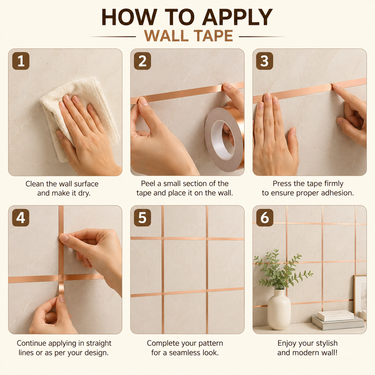 Self Adhesive Golden Tape