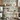 Nidhi Decor White Green Square Wallpaper Close-Up – Clean Geometric Pattern India
