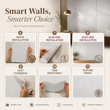 Porcelain Halo Soft Ceramic Foam Wall Sheet – 2×2 ft