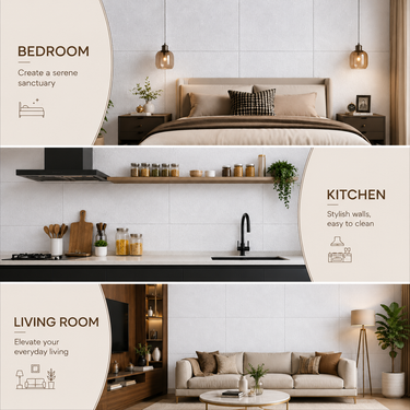 Porcelain Halo Soft Ceramic Foam Wall Sheet – 2×2 ft