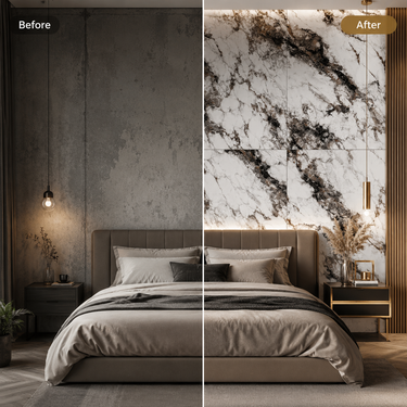 Self Adhesive White Black Texture Foam Wall Sheet 2x2 ft | 2mm Damp-Proof Decor