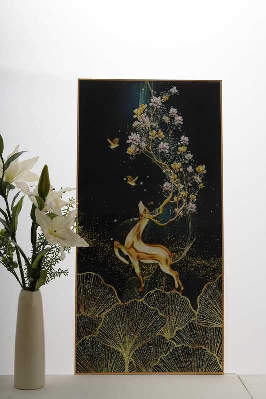 PREMIUM DEER CRYSTAL FRAME {3 x 1.5 ft}