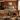 Self Adhesive Dark Wood Grille Panel Room Setting – Nidhi Decor Mumbai India