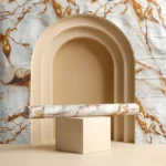 Self Adhesive White Dark Yellow Texture Wallpaper Roll 2 Meter