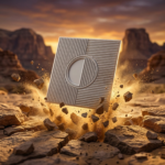 Non Self Adhesive Axis Orbit White 3D Panel