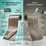 Self Adhesive Grille Sheet Ebony - Image 3