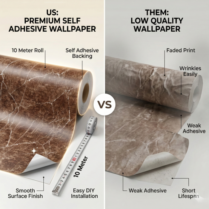 Self Adhesive Brown Texture 10 Meter - Image 3