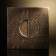 Non Self Adhesive Axis Orbit Magnum Brown 3D Panel - Image 2