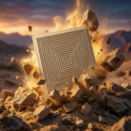 Self Adhesive Rectangular White Tail Pattern 3D Panel