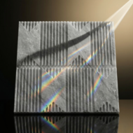 Non Self Adhesive Artisan White Marble Pattern 3D Panel - Image 2