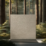 PVC Soft Grey Line Texture Ceramic Foam Sheet 2X2 ft