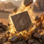 Non Self Adhesive Axis Orbit Magnum Brown 3D Panel