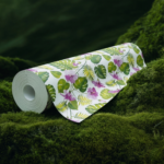 Self Adhesive Wallpaper Pink Flowers Texture 10 Meter