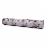 Self Adhesive Wallpaper White Purple Circle Texture 10 Meter - Image 2