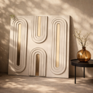 Non Self Adhesive Grey 3D Panel - Image 3