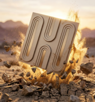 Non Self Adhesive Grey 3D Panel