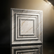 Non Self Adhesive Square White 3D Panel - Image 2