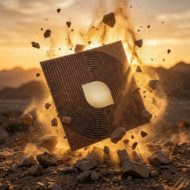 Non Self Adhesive Golden Crescent Spiral Chocolate Pattern 3D Panel