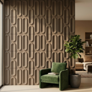 Non Self Adhesive Loopa Mega Graige Pattern 3D Panel - Image 3