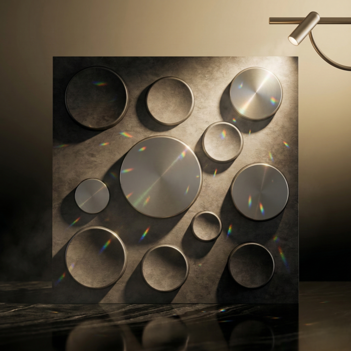 Non Self Adhesive Bubble Grey 3D Panel - Image 2