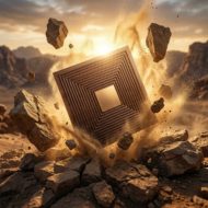 Non Self Adhesive Golden Chocolate Rectangular Pattern 3D Panel