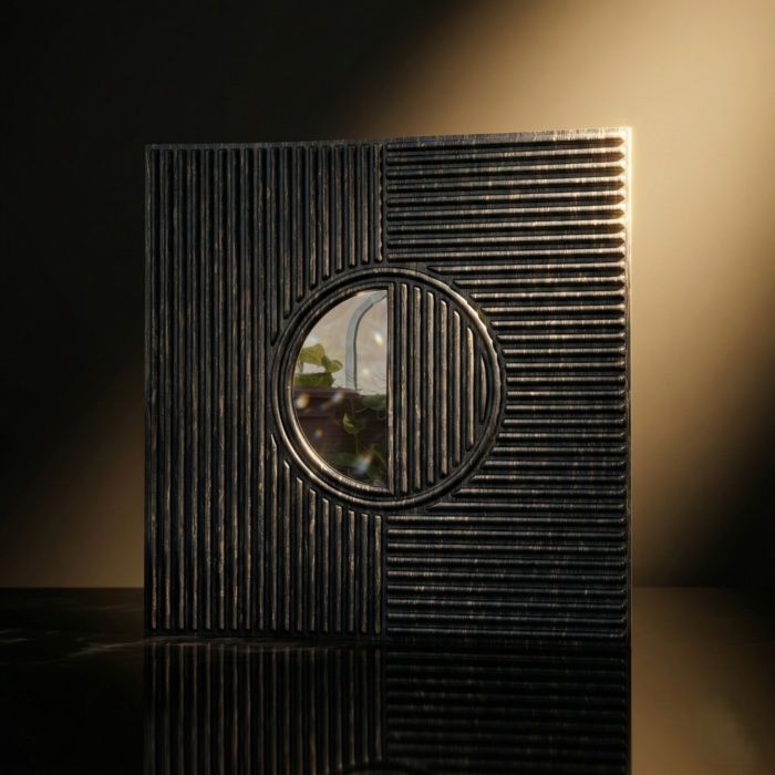 Non Self Adhesive Axis Orbit Dark Blue 3D Panel - Image 2