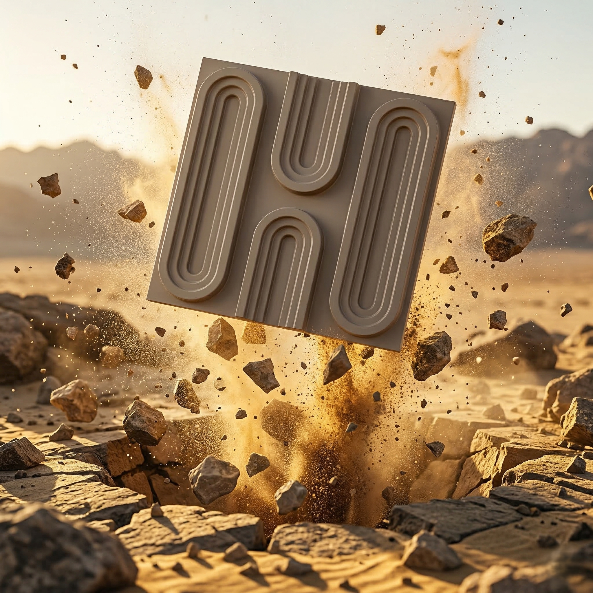 Gemini_Generated_Image_tn78zrtn78zrtn78 Non Self Adhesive Loopa Mega Graige Pattern 3D Panel - Image 1