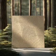 PVC Soft Royal Yellow Circle Texture Ceramic Foam Sheet 2X2 ft