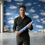 Self Adhesive Wallpaper Cloud Texture 10 Meter