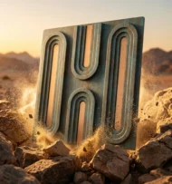 Non Self Adhesive Loopa Teal 3D Panel