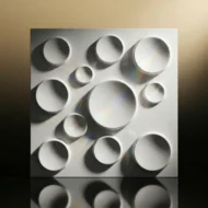 Non Self Adhesive Bubble Grey 3D Panel - Image 2